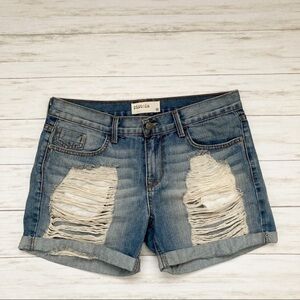 Pistola Distressed Jean Shorts | Size M